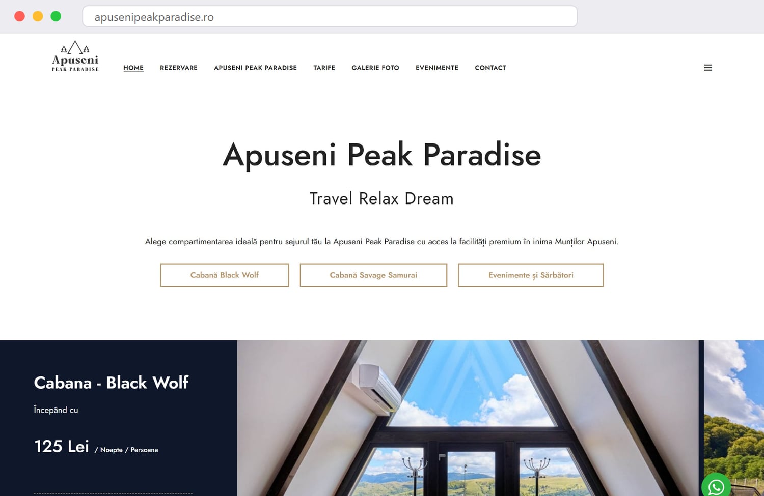 Homepage-ul Apuseni Peak Paradise