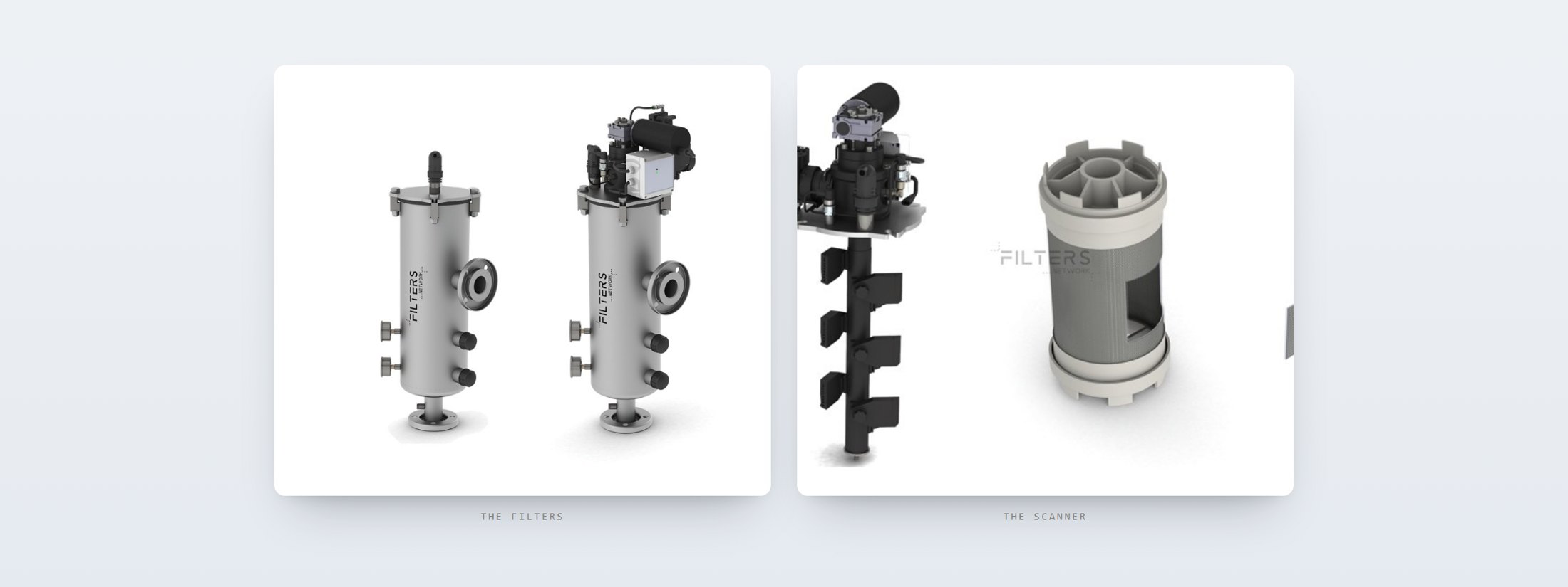 A strip of the Ecoklin product range alongside the Radial Swing Suction Scanner at the heart of the self-cleaning cycle.